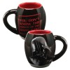 Vandor 99561 Star Wars Darth Vader 18 oz  Oval Ceramic Mug, Black