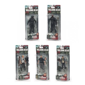 Walking Dead TV Series 4 Set of 5 Action Figures
