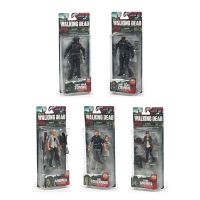 Walking Dead TV Series 4 Set of 5 Action Figures