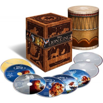 The Lion King Trilogy (Eight-Disc Combo: Blu-ray 3D / Blu-ray / DVD / Digital Copy)