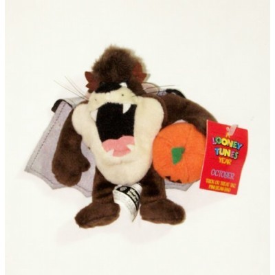 A Looney Tunes Year: 6" Trick or Treat Taz Mini Bean Bag (October 2000)