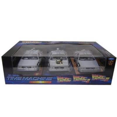 Back To The Future Delorean Set, Part 1, 2, and 3