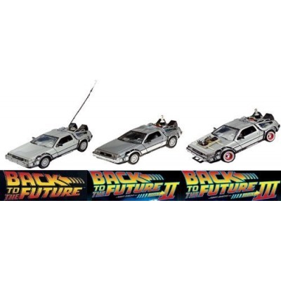 Back To The Future Delorean Set, Part 1, 2, and 3