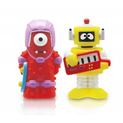 YO GABBA GABBA - 2- Collectible Figures: Muno and Plex (2-Pack)