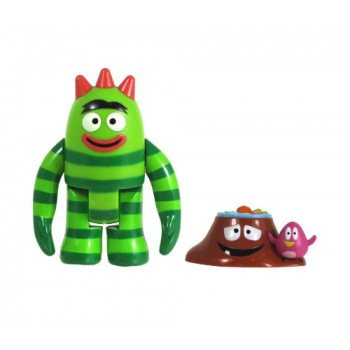 YO GABBA GABBA 3" Brobee Figure with Accessories