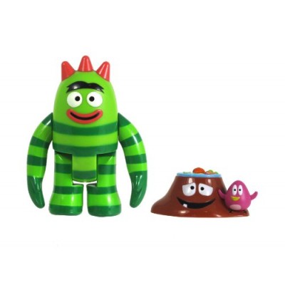 YO GABBA GABBA 3" Brobee Figure with Accessories