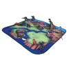 Neat-Oh! ZipBin 160 Dinosaur Collector Toy Box & Playset w/ 2 Dinosaurs